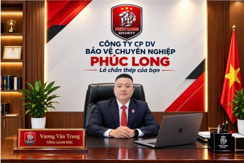 Ông Vương Văn Trung, người sáng lập công ty Phúc Long Security